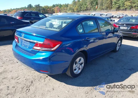 2014 Honda Civic Lx из США, поврежденный, VIN 2HGFB2F54EH543939